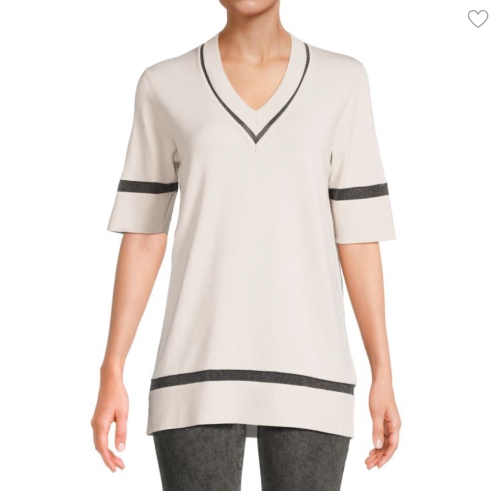 SAKS FIFTH AVENUE Knit V Neck